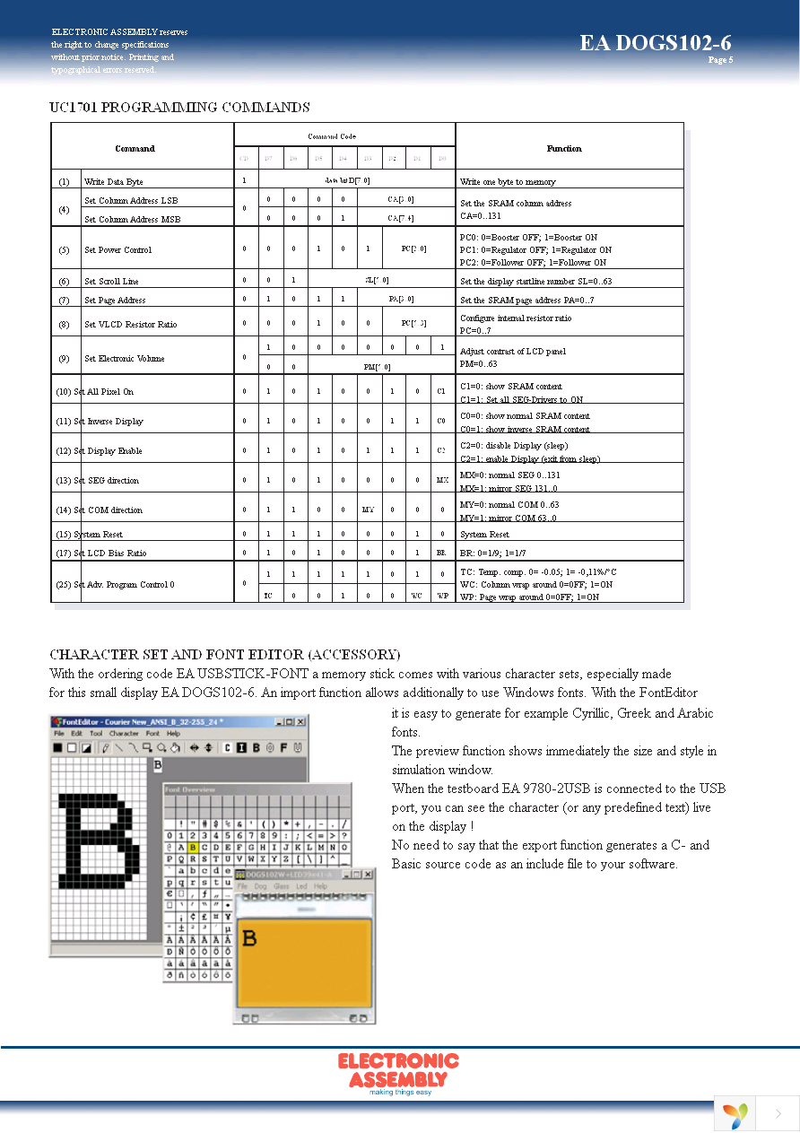 EA LED39X41-W Page 5